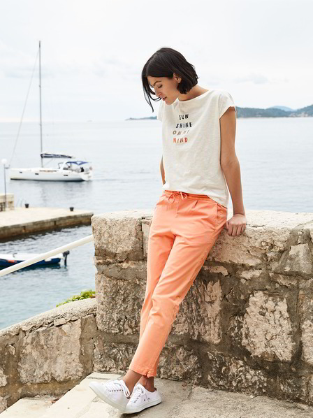 Hose-Joggpants, 28 pastellorange