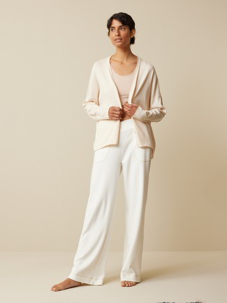 Strickjacke, creme