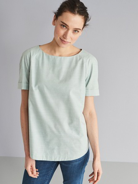 Raglanbluse, mint