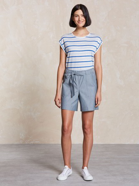 Shorts, oxford blau