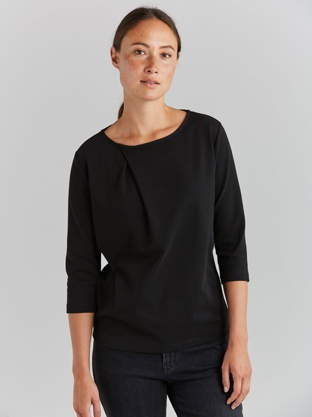 Shirt-Loose Fit, 01 schwarz
