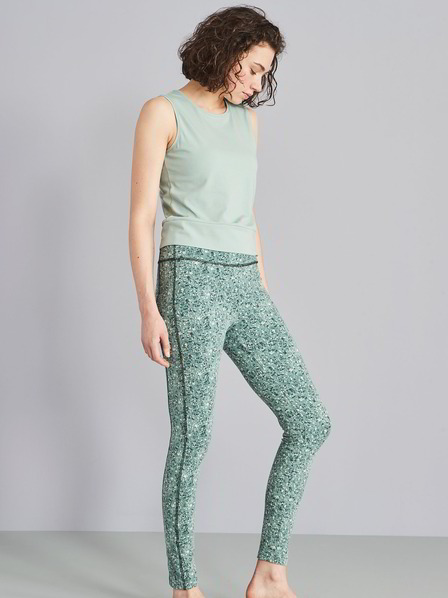 Active-Leggings, Yoga Druck