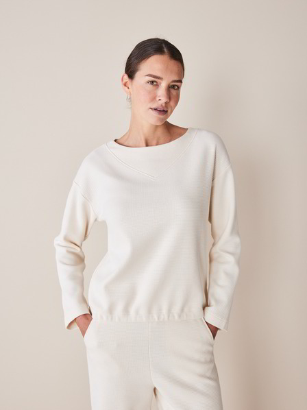Sweatshirt langarm, natur