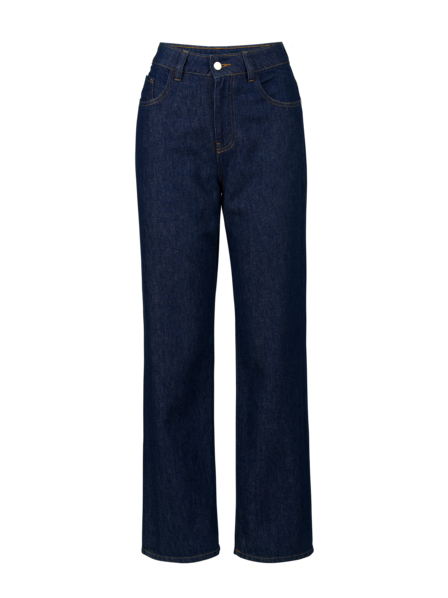 Jeans straight, dark denim