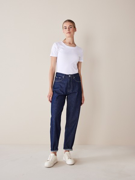 Jeans Relax, 100 % Bio-Baumwolle, dark denim