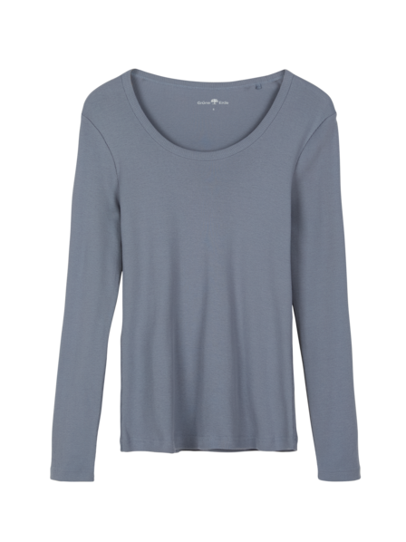 Schlafshirt, rauchblau