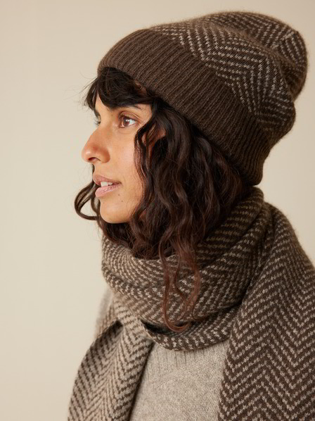 Strickmütze aus Yakwolle