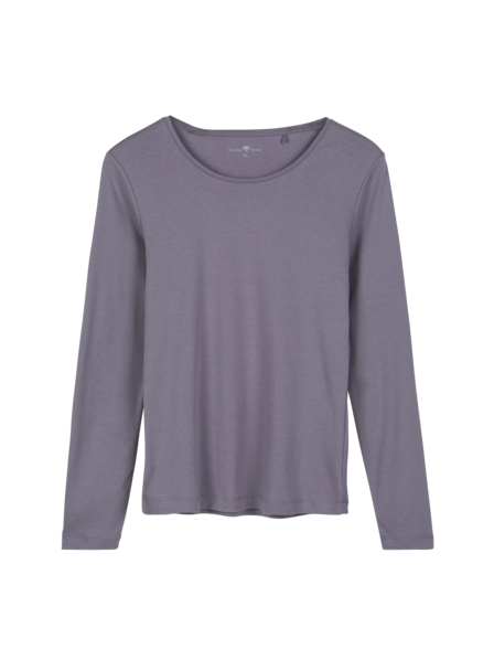 Langarmshirt aus Bio-Baumwolle, mauve