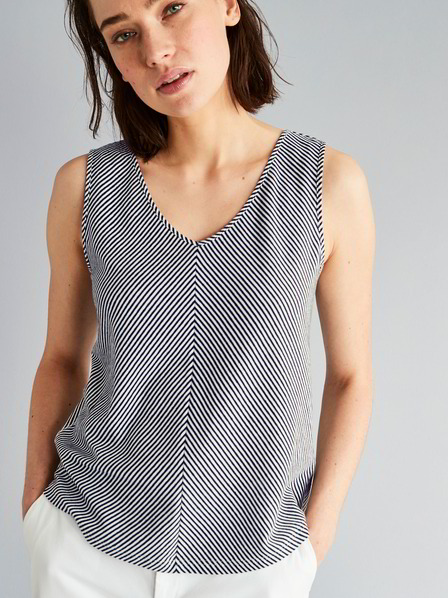 Top-Ringel, feiner ringel navy