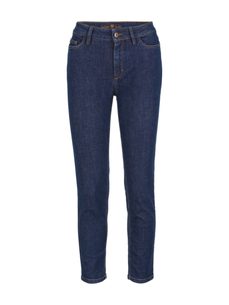 Grüne Erde Jeans 7/8 in dark denim Vorderseite