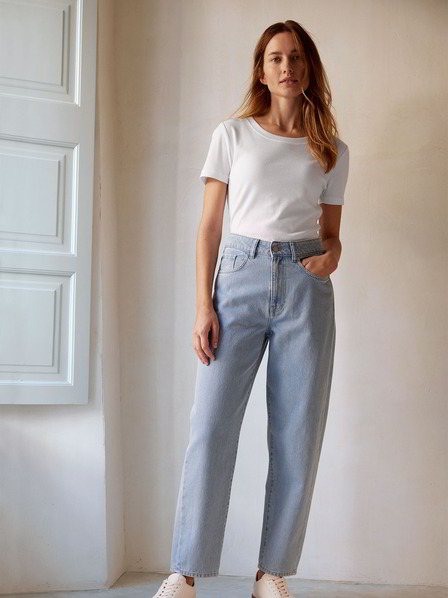 Jeans Relax, light blue denim