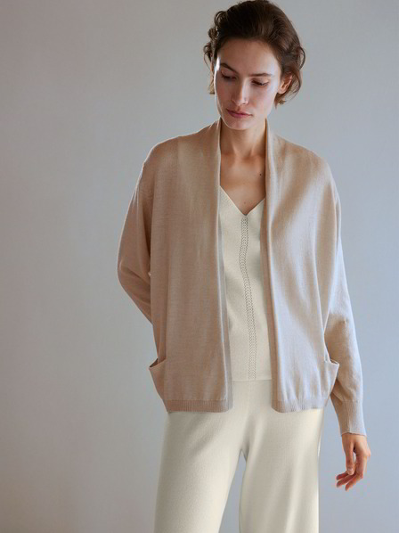 Strickjacke rosenwasser