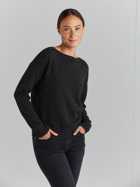 Pullover U-Boot, anthrazit melange
