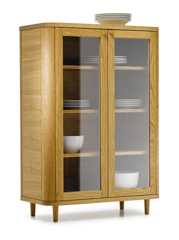 Tonda Schrank mit 2 Türen | Grüne Erde