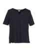 Shirt-Kurzarm, blauschwarz