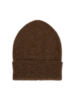 Strickmütze aus Alpakawolle, mokka