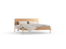 Bett Tenso mit Holzbetthaupt, Buche