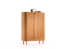 Schrank Tonda 2-türig, Holz, Buche
