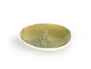 Teller aus Porzellan mit Stechpalme, lorbeer, ø 12 cm
