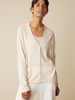 Strickjacke, creme