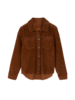 Blusenjacke Cord aus Bio-Baumwolle, zimt