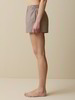 Kurze Schlafhose, rose/mokka streif