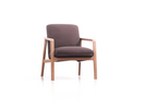 Fauteuil Ketil, Buche, Wollstoff Elverum Pflaume (76)