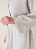 Strickjacke Kimono, grau melange