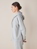 Sweatjacke Langarm, 100 % Bio Baumwolle, mintgrau