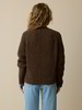 Strickjacke aus Alpakawolle, mokka