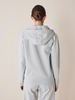 Sweatjacke Langarm, 100 % Bio Baumwolle, mintgrau