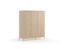  Kleiderschrank Tenso, 3-türig, Holz, Esche