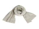 Strickschal aus Alpakawolle, grau melange