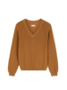 Pullover aus Bio-Baumwolle, dijon