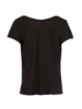 Kurzarm-Shirt schwarz Rückansicht