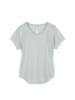Shirt aus Bio Baumwolle/Hanf, eisblau