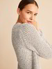 Strickpullover, mauve melange