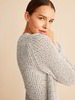 Strickpullover, mauve melange