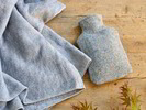 Wärmflaschenbezug Finn, uni grau, 100 % Schafschurwolle