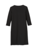 Kleid-Struktur-Jacquard, schwarz