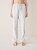 Pyjamahose, Baumwolle, flanell streif grau