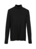 Rollkragenpullover, schwarz, Vorderseite