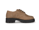 Schnürschuh aus Bio Leder, walnuss