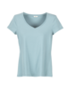 V-Shirt hellblau Vorderansicht