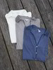 Blusen-Shirt in Daune, Linde & Marine