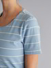 Shirt-Kurzarm-Ringel, ringel jeansblau