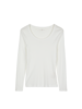 Schlafshirt aus Bio-Baumwolle, weiss