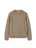 Pullover aus Yakhaar und Schafwolle, yak melange