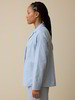 Schlafshirt, hellblau fischgrat