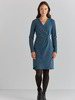 Kleid-Jersey, 34 blauquarz